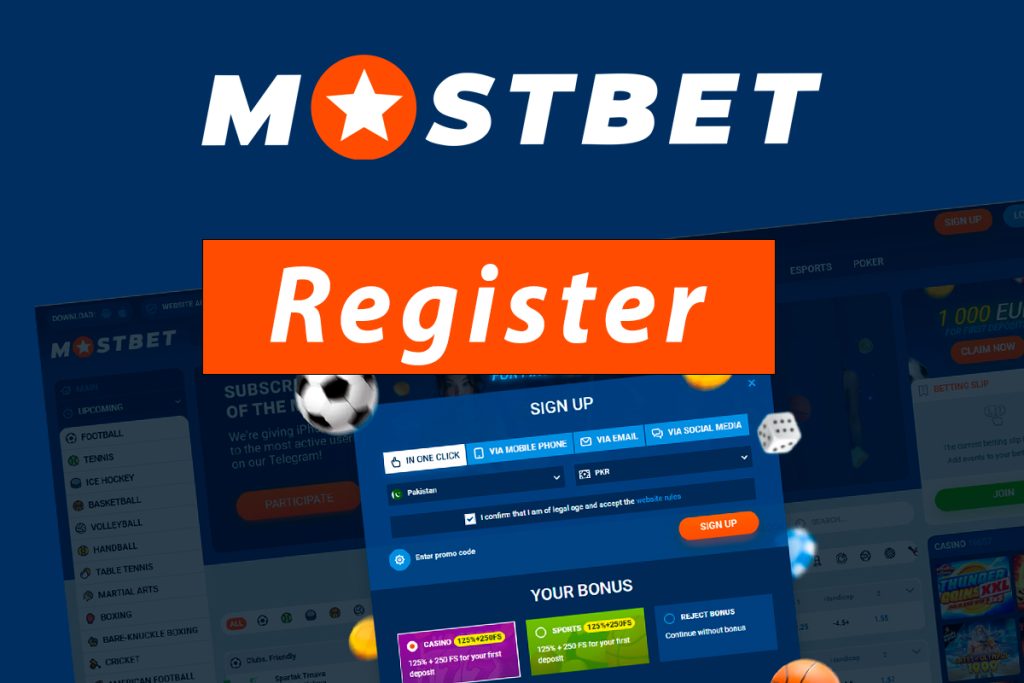 Register Mostbet - How to Join